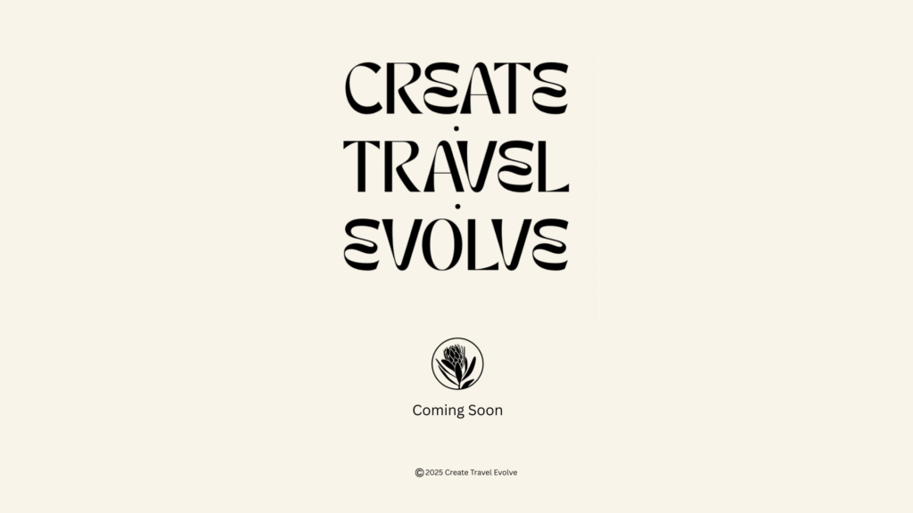 Create Travel Evolve Holding Page