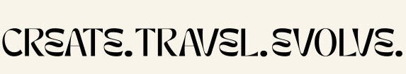 Create.Travel.Evolve. Logo